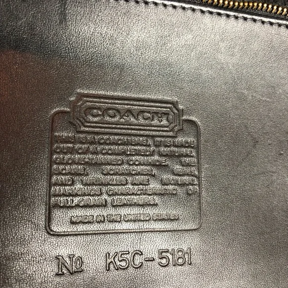 Vintage Coach 5181 Messenger Laptop Briefcase Unisex Bag - Picture 4 of 13